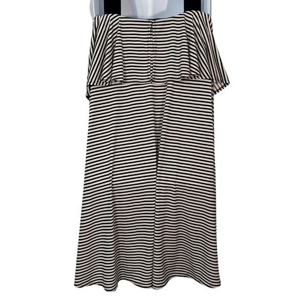 3-FOR-$30 Lane Bryant Plus Sz 18-20 Tank Dress Elastic Straps Ruffles Striped - Picture 8 of 13